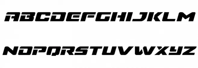 Super Commando Expanded Italic Polices MINUSCULES