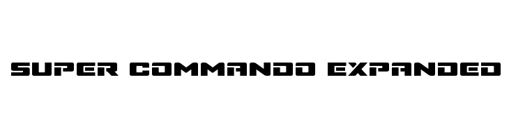 Super Commando Expanded  لخطوط تنزيل