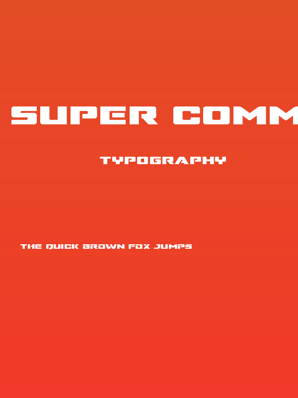 Super Commando Expanded Poster