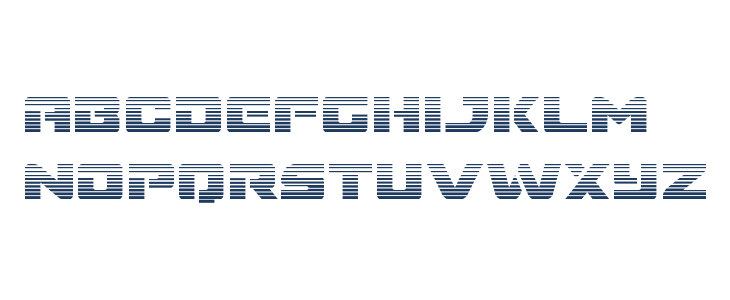 Super Commando Gradient Lowercase