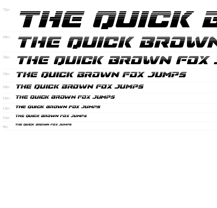 Super Commando Halftone Italic Waterfall