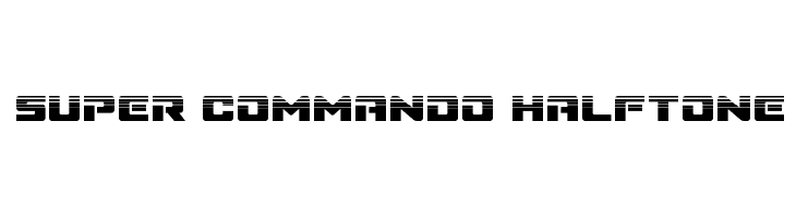Super Commando Halftone  Descarca Fonturi Gratis