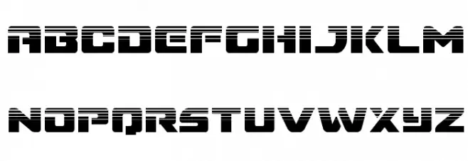 Super Commando Halftone Schriftart Kleinbuchstaben