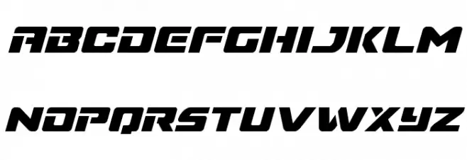 Super Commando Italic 字体 小写