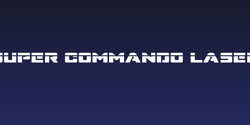 Super Commando Laser Social Header