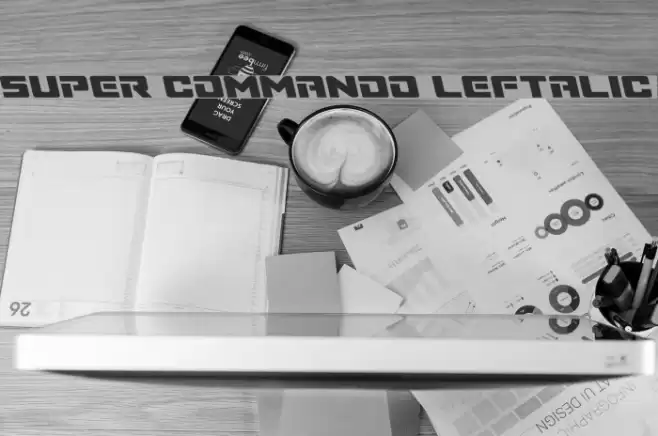 Super Commando Leftalic خط examples