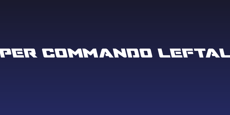 Super Commando Leftalic Social Header