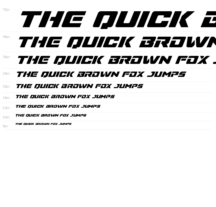 Super Commando Super Italic Waterfall