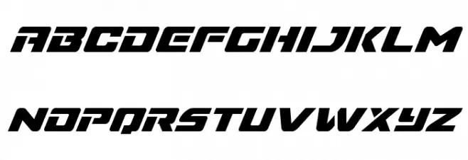 Super Commando Super Italic 字体 小写