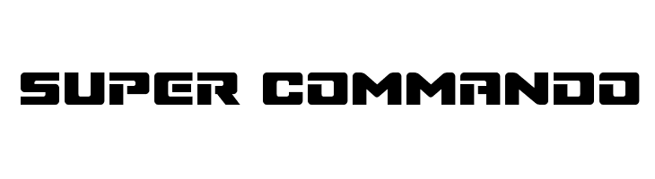 Super Commando Шрифта