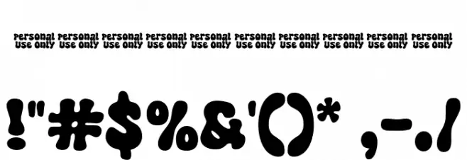 Super Cool Font OTHER CHARS