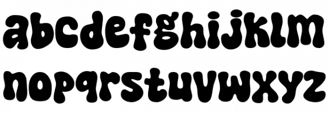 Super Cool फ़ॉन्ट लोअरकेस