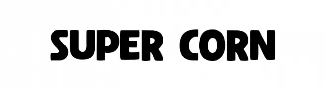 Super Corn  Frei Schriftart Herunterladen