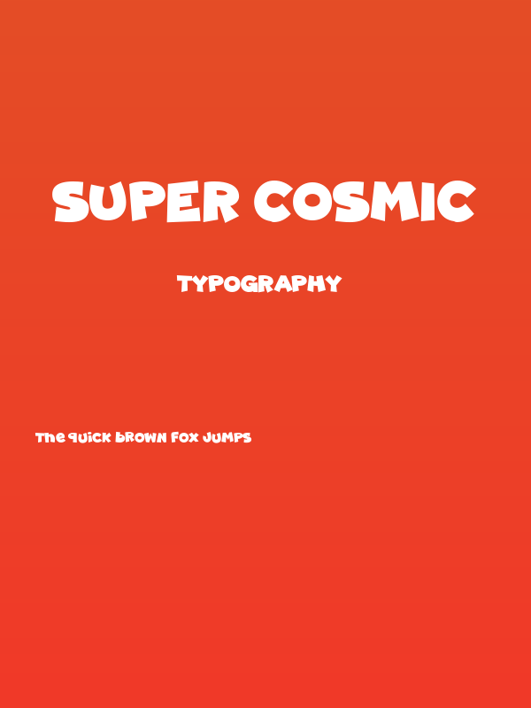 Super Cosmic Poster