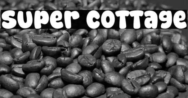 Super Cottage Fonte examples