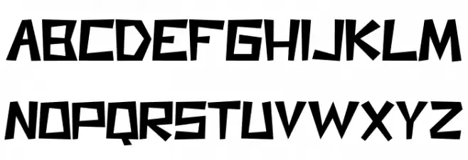 Super Crash Regular Font UPPERCASE
