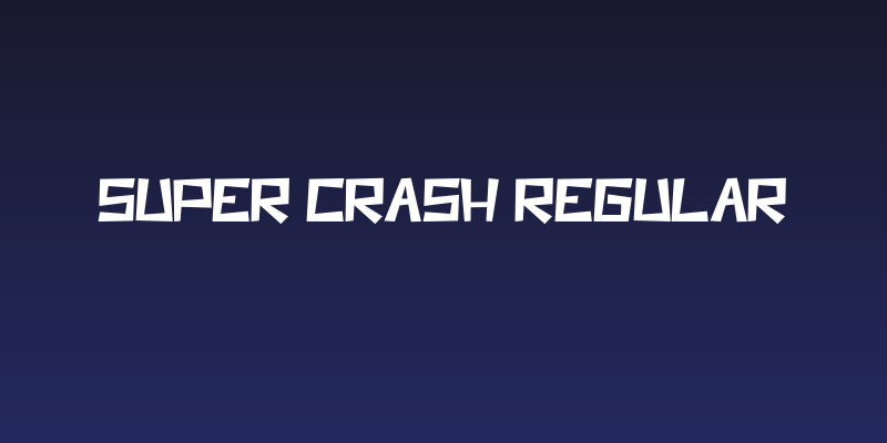 Super Crash Regular Social Header