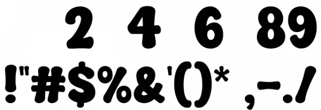 Super Creamy Font OTHER CHARS