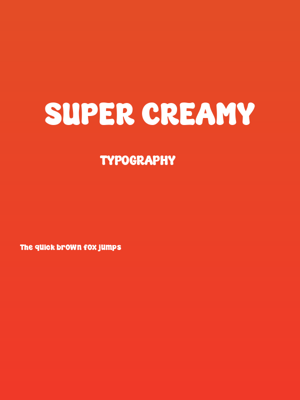 Super Creamy Poster