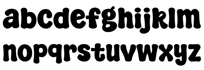 Super Creamy Font LOWERCASE