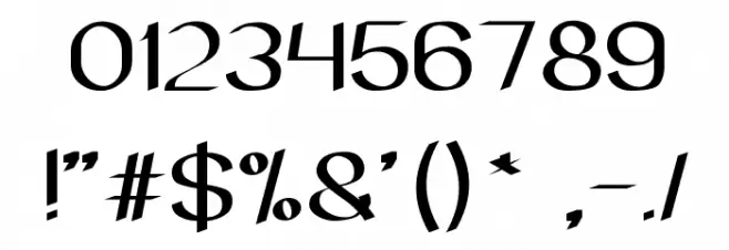 Super Creative Font OTHER CHARS