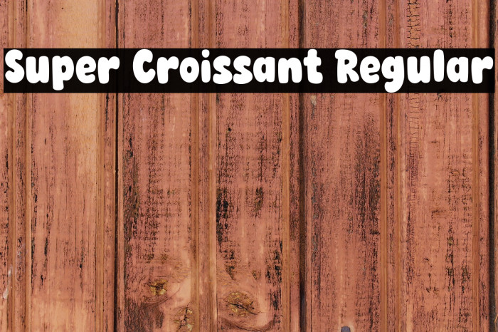 Super Croissant Regular Example 2