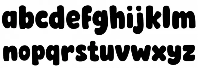 Super Croissant Regular Шрифта строчной