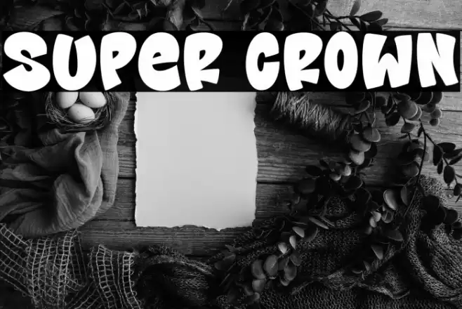 Super Crown Caratteri examples