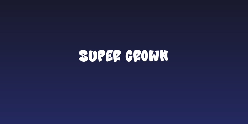 Super Crown Social Header