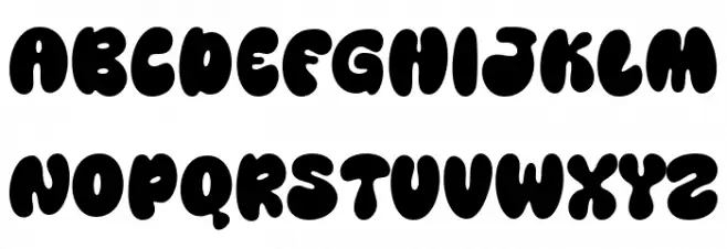 Super Crumble Schriftart Groß