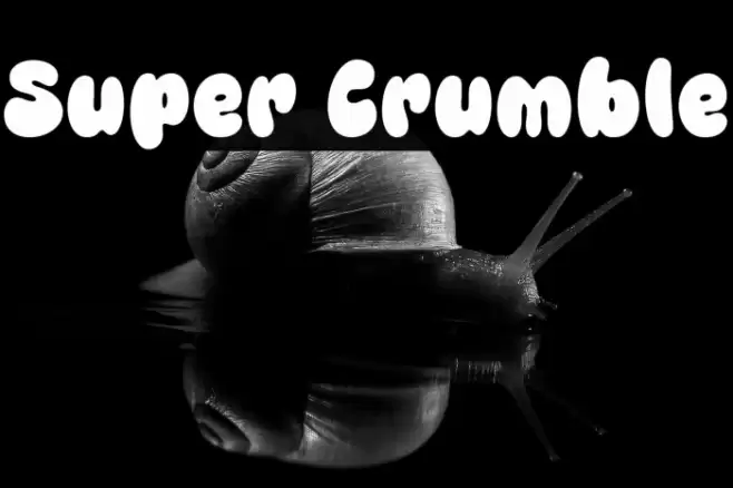 Super Crumble Font examples