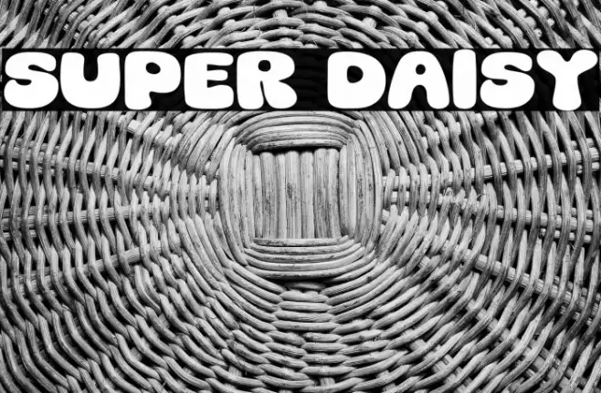 Super Daisy Font examples