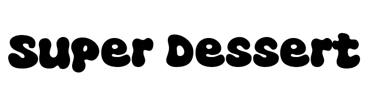 Super Dessert  Frei Schriftart Herunterladen