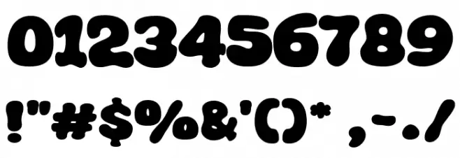 Super Dessert Font OTHER CHARS
