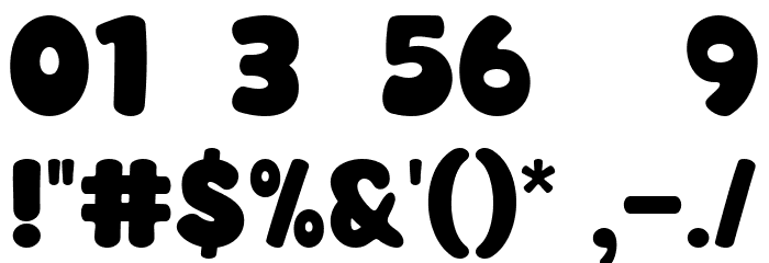 Super Disco Font OTHER CHARS