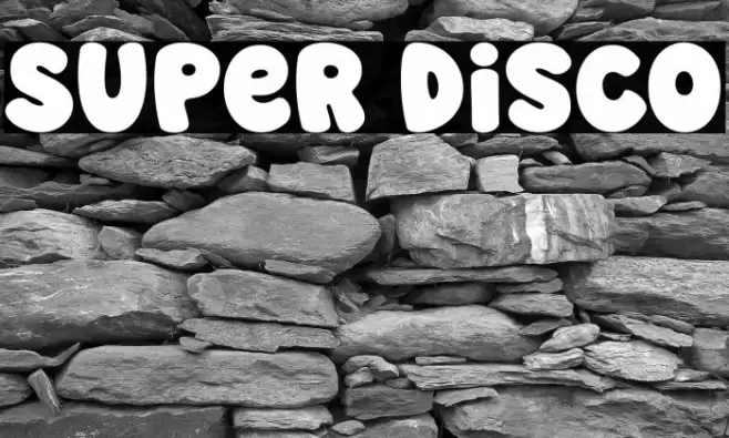 Super Disco フォント examples