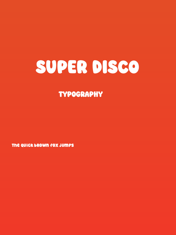 Super Disco Poster