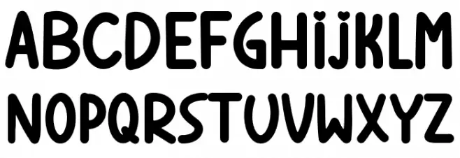 Super Dog Schriftart Groß