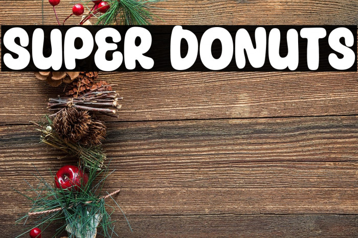 Super Donuts Example 2