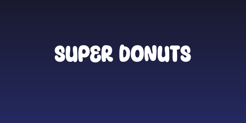 Super Donuts Social Header