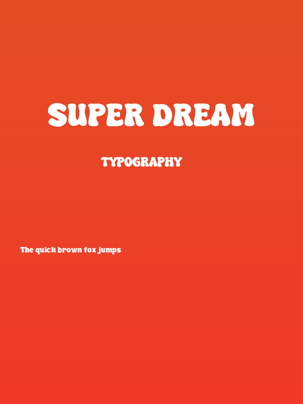 Super Dream Poster
