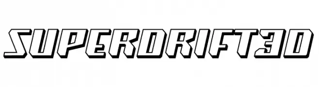 Super Drift 3D  免费字体下载
