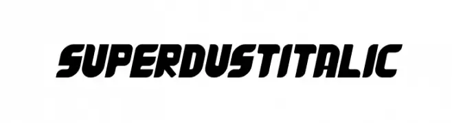 Super Dust Italic  Fuentes Gratis Descargar