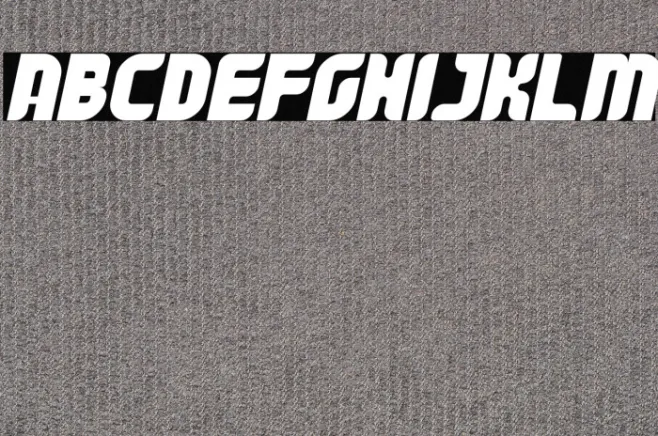 Super Dust Italic Example 1