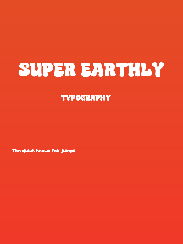 Super Earthly Poster