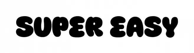 Super Easy  Frei Schriftart Herunterladen