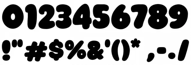 Super Easy Font OTHER CHARS