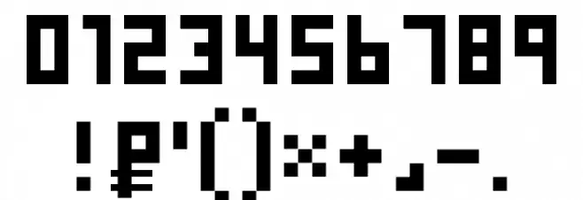 Super Effective Regular Font OTHER CHARS