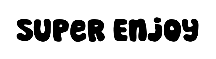 Super Enjoy  Frei Schriftart Herunterladen
