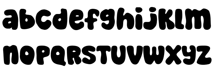 Super Enjoy Font LOWERCASE